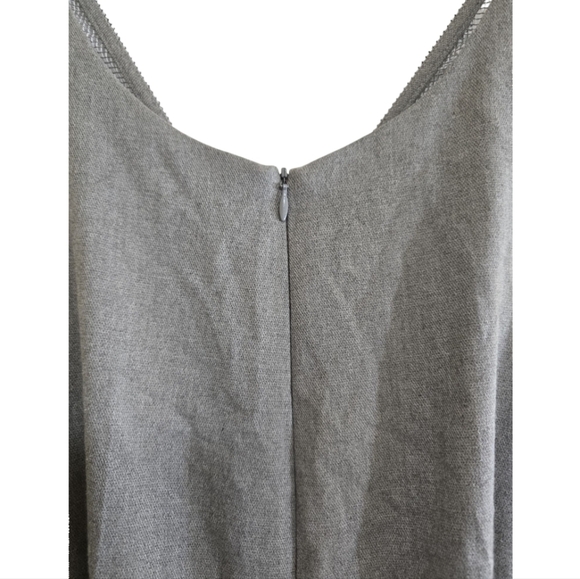 Vivian Chan McKenna Jumpsuit Medium Wide Leg Crop Culotte Mesh Cross Back - Picture 6 of 14